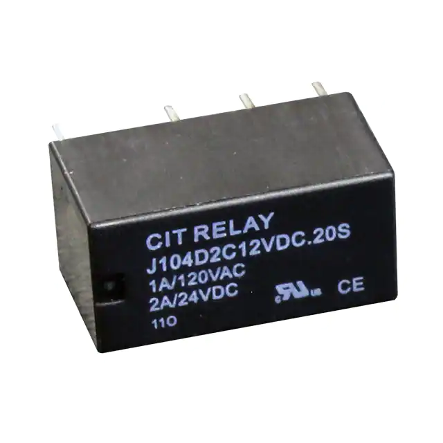 CIT Relay and Switch J104D2C12VDC.20S 电子元器件